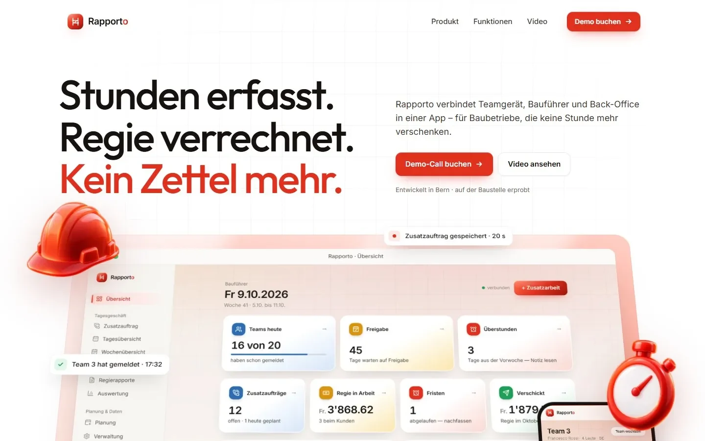 Rapporto website